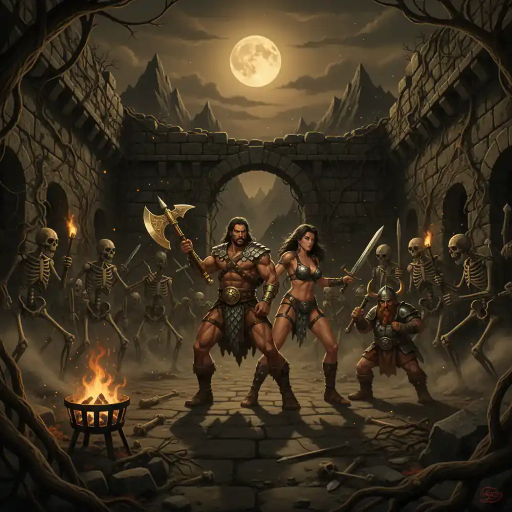 Golden Axe scene