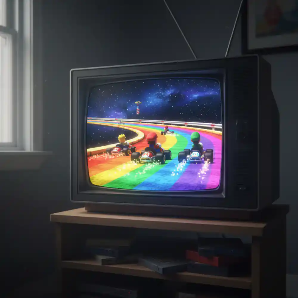 Super Mario Kart screen